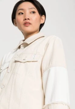 Marc O'Polo DENIM PATCHWORK JACKET OVERSIZED FIT EXTENDED LENGTH - Jeansjacke - Multi/patchwork Neutrals -Alltags Mode 0325ee4073aa438f92eb193923a16517