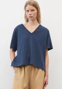 Marc O'Polo DENIM SHORTSLEEVE - T-Shirt Basic - Inky Night