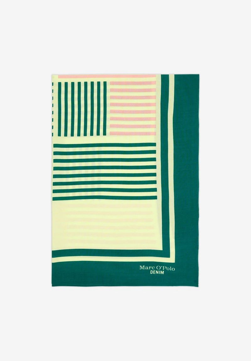 Marc O'Polo DENIM QUADRATI MIT ALLOVER-PRINT - Tuch - Green Light Pink 4 Marc O'Polo DENIM QUADRATI MIT ALLOVER-PRINT - Tuch - Green Light Pink – Bild 4