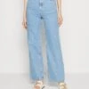 Marc O'Polo DENIM TROUSERS SUPER HIGH WAIST LOOSE LEG EXTENDED FULL LENGTH - Jeans Relaxed Fit - Multi/light Vintage Cobalt Blu