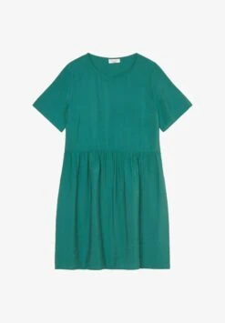 Marc O'Polo DENIM KURZES MIT GERAFFTER TAILLE AUS FLIESSEND - Freizeitkleid - Blue -Alltags Mode 0afb823f5fa641afa189f8485e121fa6