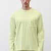 Marc O'Polo DENIM SINGLE - AUS SOFTER - Langarmshirt - Lime Sherbet