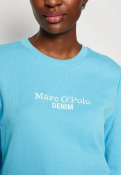 Marc O'Polo DENIM BASIC FIT CREW NECK LOGO EMBROIDERY - Sweatshirt - Pool Party -Alltags Mode 0d2bbf479d8f4fcfbdf8ab0dbb48c62e