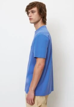 Marc O'Polo DENIM RUNDHALS - T-Shirt Basic - Mediterranean Blue -Alltags Mode 0ff5c045d7444408bb7d90dfd1c103a3