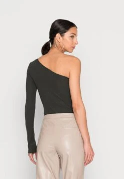 Marc O'Polo DENIM ONE SHOULDER - Langarmshirt - Midnight Emerald -Alltags Mode 10b87d38acfb442bad3d06b904bfd25a