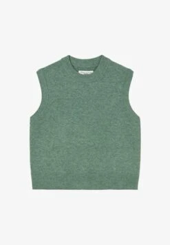 Marc O'Polo DENIM VEST WITH V NECK - Strickpullover - Light Shadow Melange -Alltags Mode 12650635a8354e7b859c3093eaf0a69e