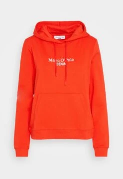 Marc O'Polo DENIM LONGSLEEVE HOODED CHEST EMBROIDERY - Sweatshirt - Scandinavian White -Alltags Mode 15cb36f87f98476a88c06fe25532c1f6