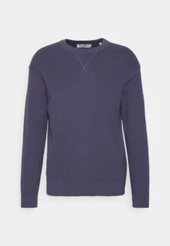 Marc O'Polo DENIM MOCK NECK - Strickpullover - Moonstone Teal -Alltags Mode 18bc3eb9c2a947059a5e3584b7ad7530