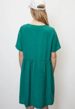 Marc O'Polo DENIM KURZES MIT GERAFFTER TAILLE AUS FLIESSEND - Freizeitkleid - Blue -Alltags Mode 198a4f300ea448e6a5ee06b9e7b20f6d