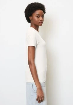 Marc O'Polo DENIM RUNDHALS MIT STRUKTUR AUS - T-Shirt Basic - Scandinavian White -Alltags Mode 1c4d467f74f44c099eacf57a0d5cc9a6