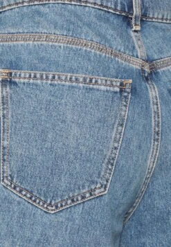 Marc O'Polo DENIM HIGH WAIST SHAPED FIT BERMUDA LENGTH STITCHED - Jeans Shorts - Multi/light Vintage Cobalt Blu -Alltags Mode 1d6c6e4f8a36464a813f1b4adbefdfe5