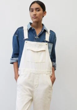 Marc O'Polo DENIM Latzhose - Multi Bright White -Alltags Mode 1f02ae304709450e9a885e4569444031