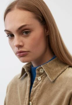 Marc O'Polo DENIM BLOUSE LONGSLEEVE - Hemdbluse - Brown Rye -Alltags Mode 214714e8c9b34c1799908f420c734aab