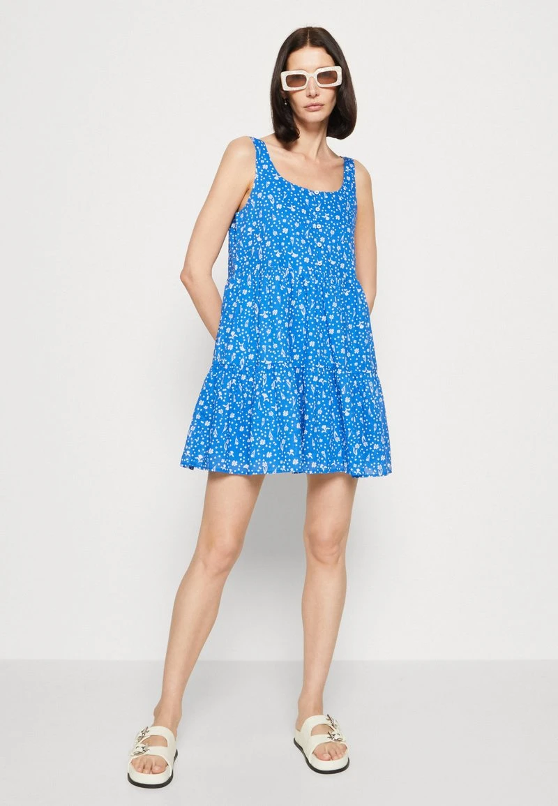 Marc O'Polo DENIM DRESS SLEEVELESS TIER SKIRT - Freizeitkleid - Multi/mediterranean Blue 4 Marc O'Polo DENIM DRESS SLEEVELESS TIER SKIRT - Freizeitkleid - Multi/mediterranean Blue – Bild 4