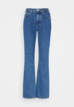 Marc O'Polo DENIM TROUSERS HIGH WAIST LOOSE LEG REGULAR LENGTH - Flared Jeans - Multi/vintage Mid Blue -Alltags Mode 236c6b10586e485085222551ac2941ee