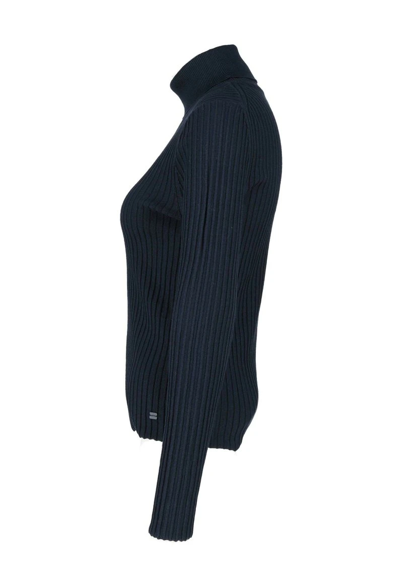 Marc O'Polo DENIM TURTLENECK SLIM FIT - Strickpullover - Navy Teal 3 Marc O'Polo DENIM TURTLENECK SLIM FIT - Strickpullover - Navy Teal – Bild 3