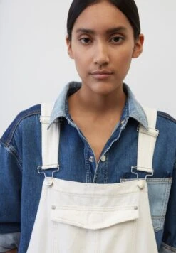 Marc O'Polo DENIM Latzhose - Multi Bright White -Alltags Mode 2642563398ce4510ab2af8e8f8c54fb5