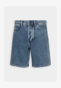 Marc O'Polo DENIM POCKET FIT REGULAR WAIST LOW CROTCH BUTTON FLY - Jeans Shorts - Multi-coloured/mid Blue Authentic -Alltags Mode 29822fd56ed147549687eaf9f0162d6c