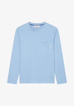 Marc O'Polo DENIM SINGLE - AUS SOFTER - Langarmshirt - Blue Clay -Alltags Mode 2a23aec6f2f74e498c8f83f9d536f08d
