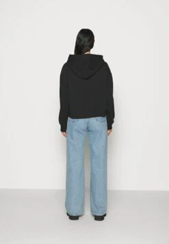 Marc O'Polo DENIM ZIPP HOODY JACKET BOXY FIT - Sweatjacke - Black -Alltags Mode 30850becf91544ad8c53cdeaf31c685e