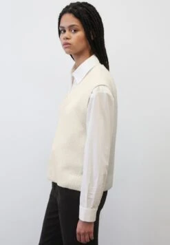 Marc O'Polo DENIM REGULAR - Strickpullover - Scandinavian White -Alltags Mode 30c3c3393be04d2a8f9f7678a50d018d