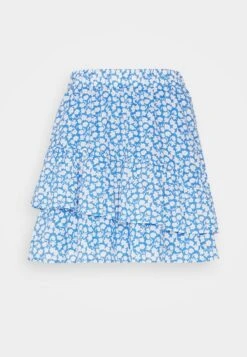 Marc O'Polo DENIM SKIRT ELASTIC WAIST GATHERING RUFFLE - Minirock - Multi/mediterranean Blue -Alltags Mode 3e69fe0814404a45adaa9e2b56e68d66