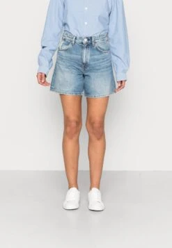 Marc O'Polo DENIM HIGH WAIST BERMUDA LENGTH - Jeans Shorts - Multi/vintage Mid Blue -Alltags Mode 40059a10c53e4574bea1cbe430a70c3c 1