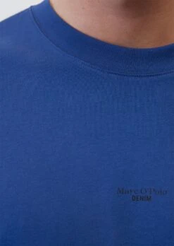 Marc O'Polo DENIM LOGO - T-Shirt Print - Blue Clay -Alltags Mode 42394c5b1f6e458f935ac76a5958edde