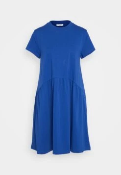 Marc O'Polo DENIM DRESS STYLE HEAVY RAW RUFFLES - Jerseykleid - Kensington Blue -Alltags Mode 460ae5016ea64b48a942df1a3686d0fd