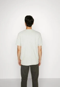 Marc O'Polo DENIM LOGO ON CHEST 2 PACK - T-Shirt Basic - Black/grey Melange -Alltags Mode 482dd9b7adbe4d599fbfea1f8b30faf7