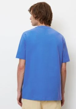 Marc O'Polo DENIM RUNDHALS - T-Shirt Basic - Mediterranean Blue -Alltags Mode 485fa802e17945edae9068f127165f41