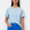 Marc O'Polo DENIM LOGO- REGULAR AUS SOFTEM SINGLE - T-Shirt Basic - Sea Holly
