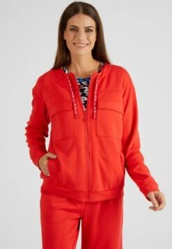 Marc O'Polo DENIM STEHKRAGEN-MIT ZIPPER CROPPED AUS SOF - Strickjacke - Navy Teal -Alltags Mode 4e66eb96d4e24751bc042c98a0ef1ec5