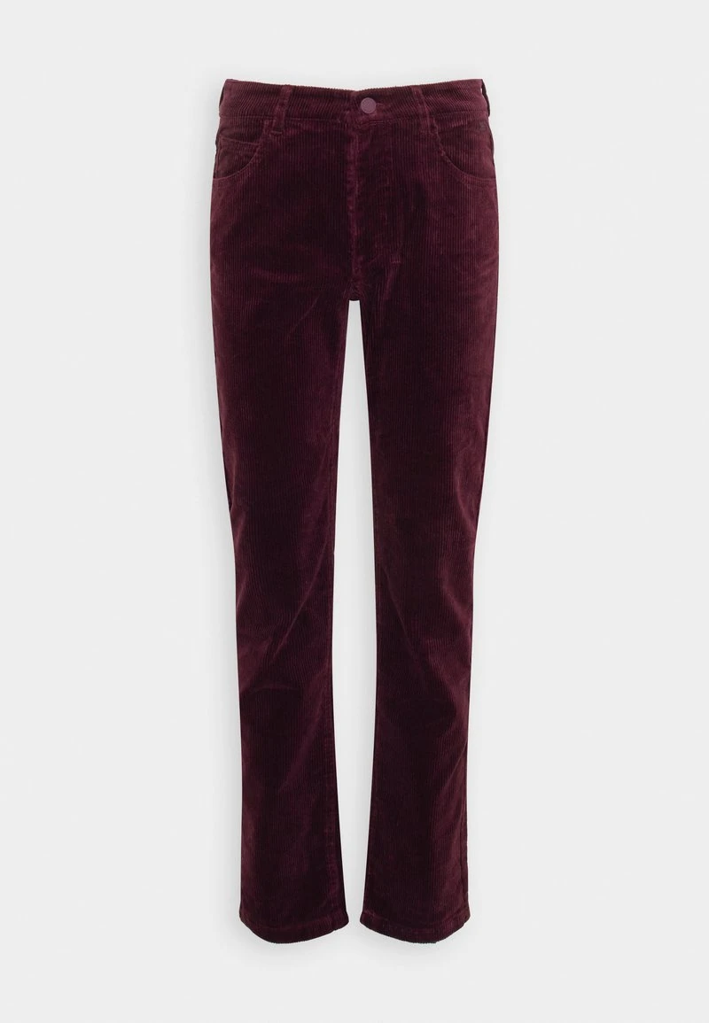 Marc O'Polo DENIM PANTS STRAIGHT LEG TURN UP - Stoffhose - Orante Plum 4 Marc O'Polo DENIM PANTS STRAIGHT LEG TURN UP - Stoffhose - Orante Plum – Bild 4