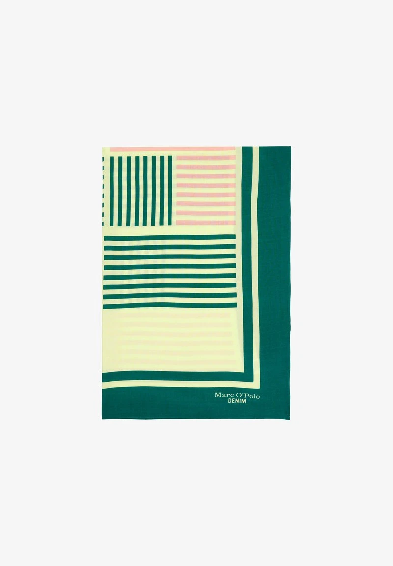 Marc O'Polo DENIM QUADRATI MIT ALLOVER-PRINT - Tuch - Green Light Pink 1 Marc O'Polo DENIM QUADRATI MIT ALLOVER-PRINT - Tuch - Green Light Pink