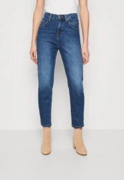 Marc O'Polo DENIM TROUSER BOYFRIEND TAPERED LEG - Jeans Tapered Fit - Multi/fresh Dark Blue