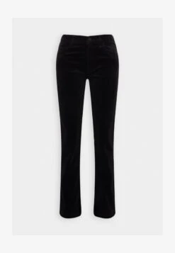 Marc O'Polo DENIM PANTS STRAIGHT LEG TURN UP - Stoffhose - Black