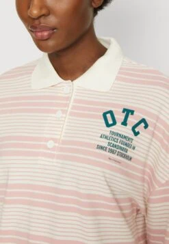 Marc O'Polo DENIM LONG SLEEVE STRIPED PLACED PRINT - Poloshirt - Multi/matte Rose -Alltags Mode 53a33b2e764e433fb5d6dca6192feedf