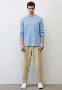 Marc O'Polo DENIM SINGLE - AUS SOFTER - Langarmshirt - Blue Clay -Alltags Mode 55b21538aabc4352af7d6a68127dd4c5