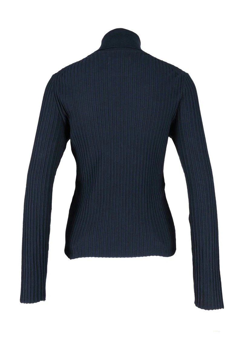 Marc O'Polo DENIM TURTLENECK SLIM FIT - Strickpullover - Navy Teal 2 Marc O'Polo DENIM TURTLENECK SLIM FIT - Strickpullover - Navy Teal – Bild 2