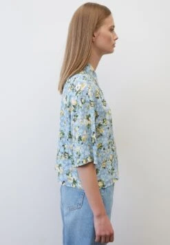 Marc O'Polo DENIM MIT ALLOVER-PRINT AUS LENZING™ ECOV - Hemdbluse - Multi Soft Sky Blue -Alltags Mode 5aaf95380d0648279ffc20a8241b6d4f