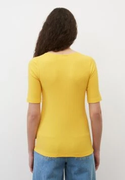 Marc O'Polo DENIM MODERN HALFSLEEVE SQUARE NECKLINE - T-Shirt Basic - Cream Gold -Alltags Mode 5ca94f4378564f4faeffe59ebc534f01