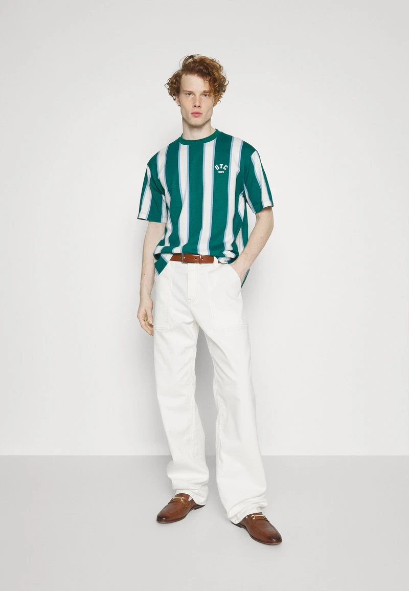 Marc O'Polo DENIM SHORT SLEEVE VERTICAL EMBROIDERY - T-Shirt Print - Multi/green 2 Marc O'Polo DENIM SHORT SLEEVE VERTICAL EMBROIDERY - T-Shirt Print - Multi/green – Bild 2