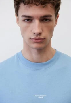 Marc O'Polo DENIM AUS SOFTER - T-Shirt Basic - Blue Clay -Alltags Mode 637f4e3d670345ff8c635bcb22fe2ae7