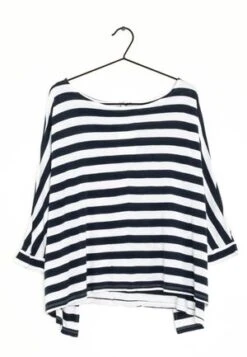 Marc O'Polo DENIM T-Shirt Print - Dark Blue/white -Alltags Mode 670def4792bb4e418fe3b392dc683567