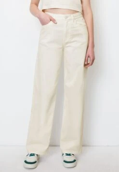 Marc O'Polo DENIM TOMMA WIDE - Jeans Straight Leg - Scandinavian White