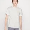 Marc O'Polo DENIM BACK PRINT - T-Shirt Print - Egg White