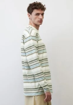 Marc O'Polo DENIM LONGSLEEVE - Langarmshirt - Multi Egg White -Alltags Mode 70fe6ad4d4a8451180e506ca59288f88