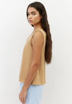 Marc O'Polo DENIM SLUB-QUALITÄT - Top - Bright Chestnut -Alltags Mode 74039290ff5142ebac2477dffb5e11e6