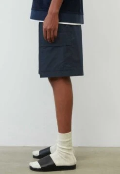 Marc O'Polo DENIM WIDE - Shorts - True Navy -Alltags Mode 78c083ecc2c84145a5ade33c586b4718